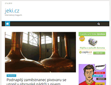 Tablet Screenshot of jeki.cz
